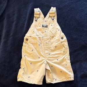 OshKosh B'gosh Beige Kids Overalls with Blue Accents